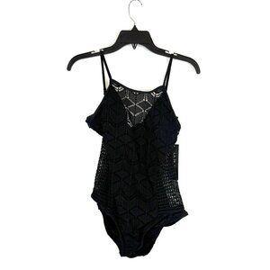 La Blanca Women’s Black One Piece Swimsuit Size 8